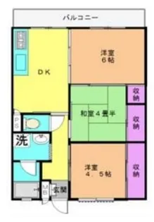 八王子狭間住宅1号棟【10階】の間取り