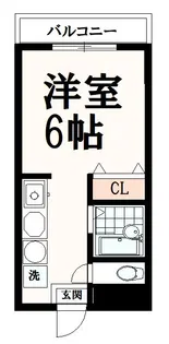 エーリフローレンスB【1階】の間取り