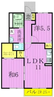 ランジェ2【1階】の間取り