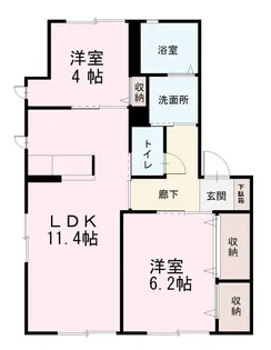 メゾンソレイユ【1階】の間取り