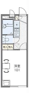 レオパレスたけお【2階】の間取り