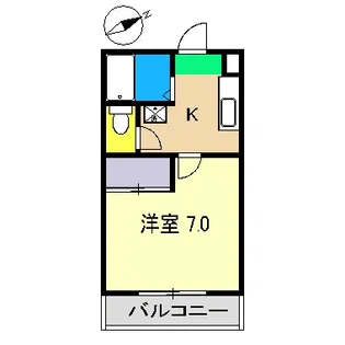ビタミンハウス【3階】の間取り