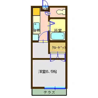 アーバンハイツ東原【2階】の間取り