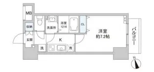 スカイグランデ日暮里【3階】の間取り