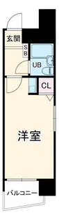 ライオンズマンション亀島【7階】の間取り