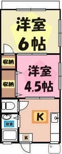 サンウィングせんげん台2【1階】の間取り