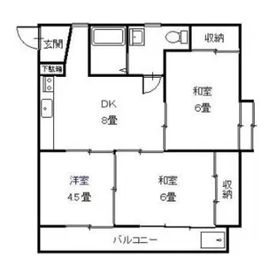 メゾン大島【3階】の間取り