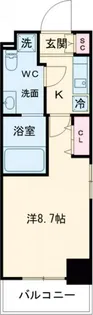 グランカーサ東中野【6階】の間取り