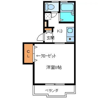スピーリア【1階】の間取り