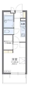 レオパレスTヴィルヌーブ3【3階】の間取り