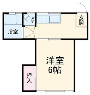 ユナイト石川町MISUGI【2階】の間取り