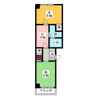 コーポひかり【2階】の間取り