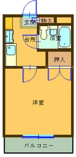 アンビシャス【3階】の間取り