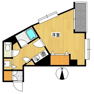 川崎櫓橋マンション【2階】の間取り