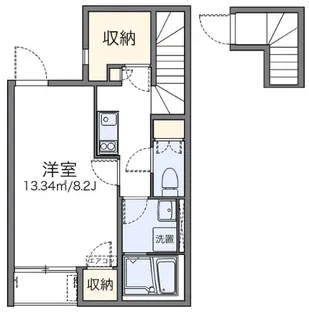 東京都世田谷区瀬田1【アパート】の間取り
