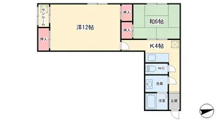 レジデンス・エイ【1階】の間取り