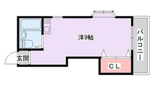 センスマンション【2階】の間取り