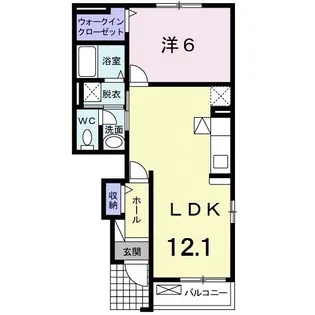 フェリシア・ガーデン【1階】の間取り