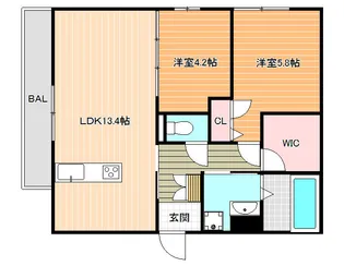 コルヌコピア【3階】の間取り