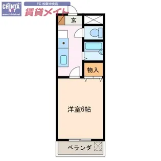 パルテンザ松阪1【1階】の間取り