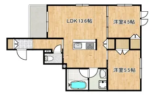 West sedona~ウエストセドナ~【1階】の間取り