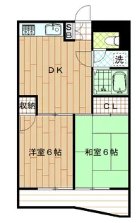 アップライズ和光【3階】の間取り