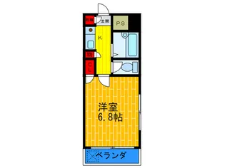 メゾンシェポル【4階】の間取り