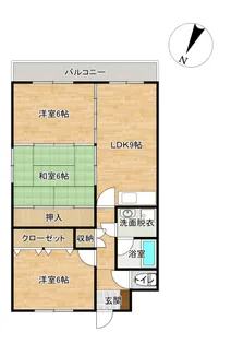 マンション石坂【2階】の間取り