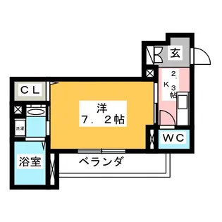 ダイヤモンドヒルズ新川II【2階】の間取り