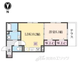 GRAMM深草South【1階】の間取り