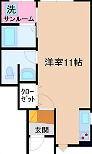 arpege【1階】の間取り