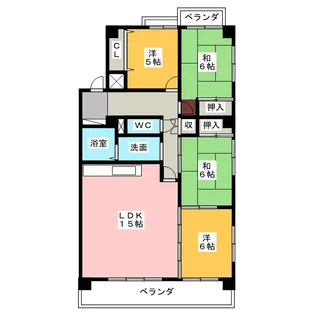 インテリジェント高間台I号館【2階】の間取り