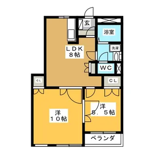 ピアハイム【3階】の間取り