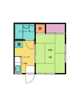 早乙女荘【1階】の間取り