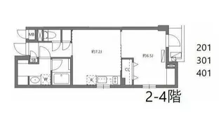 東京都板橋区南常盤台1【マンション】の間取り