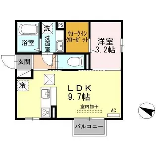 グランコートC【1階】の間取り