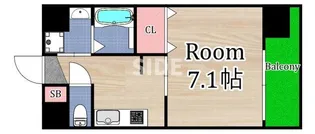 フォレストガーデン蒲生III【8階】の間取り