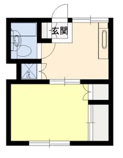 ハイツR&Y水久保B棟【1階】の間取り