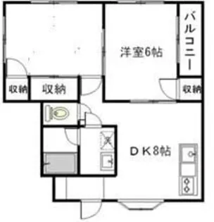 ライズ厚木【2階】の間取り