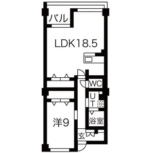パインアネックス【3階】の間取り