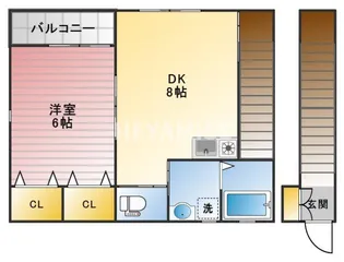 プレシスA【2階】の間取り