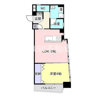 タウンコート三幸【3階】の間取り