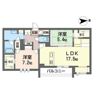 フォレナ【3階】の間取り