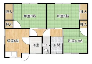 愛媛県新居浜市萩生【一戸建】の間取り