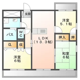PROUD【3階】の間取り
