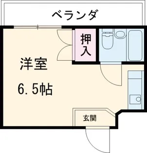 クレージュ桂【4階】の間取り