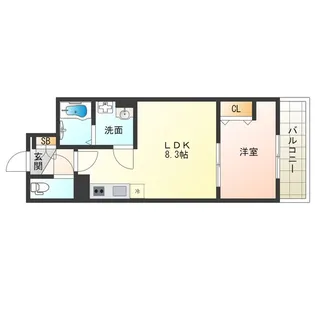 FOREST FUKUSHIMA【1階】の間取り