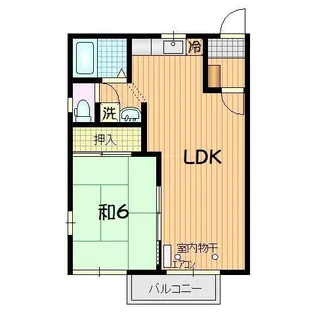 メルローズ【2階】の間取り