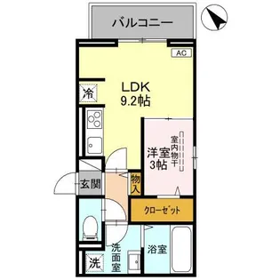 埼玉県さいたま市南区白幡4【アパート】の間取り