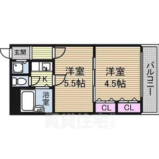 エスト葵南【5階】の間取り